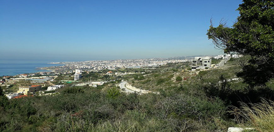 Land for Sale Fidar ( Halat ) Jbeil Area 1015Sqm