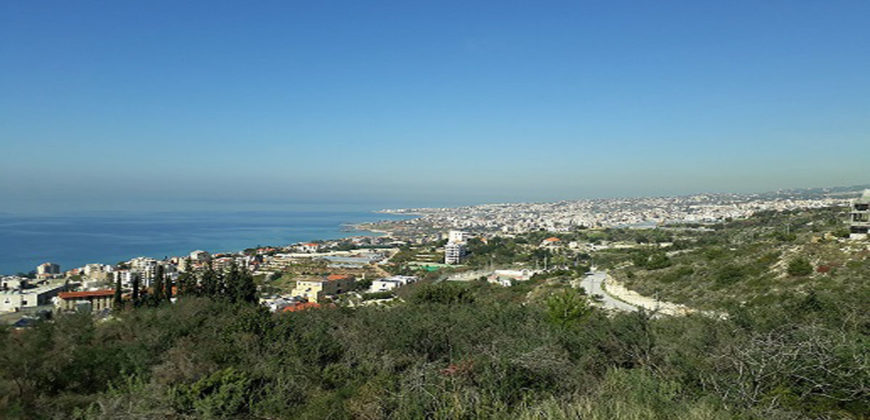 Land for Sale Fidar ( Halat ) Jbeil Area 1015Sqm