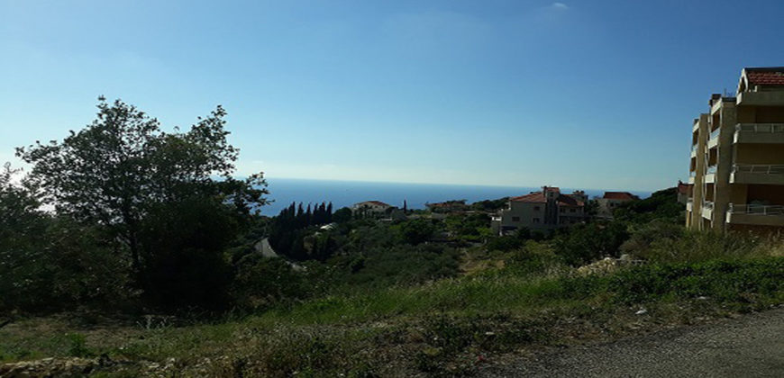 Land for Sale Monsef Jbeil Area 998Sqm