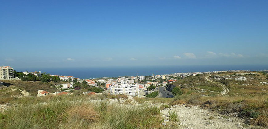 Land for sale Hboub Jbeil Area 790Sqm