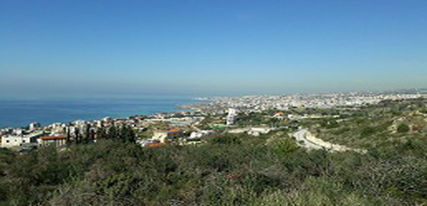 Land for Sale Fidar ( Halat ) Jbeil Area 980Sqm