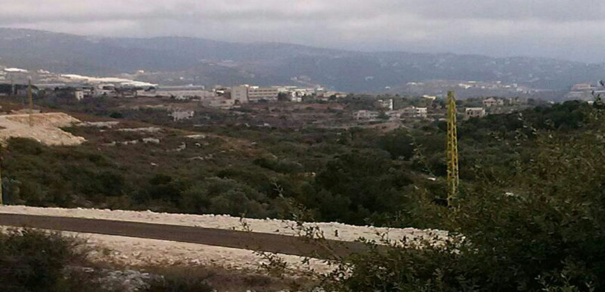 Land for Sale Gharzouz Jbeil Area 2017Sqm