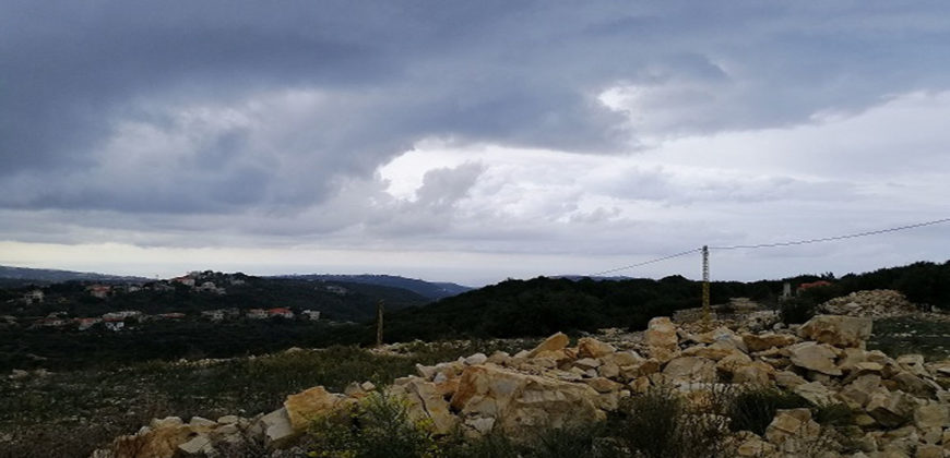 Land for Sale Bejjeh Jbeil Area 1700Sqm