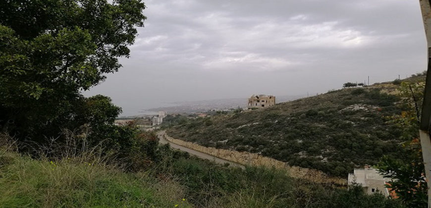 Land for Sale Fidar ( Halat ) Jbeil Area 1004Sqm