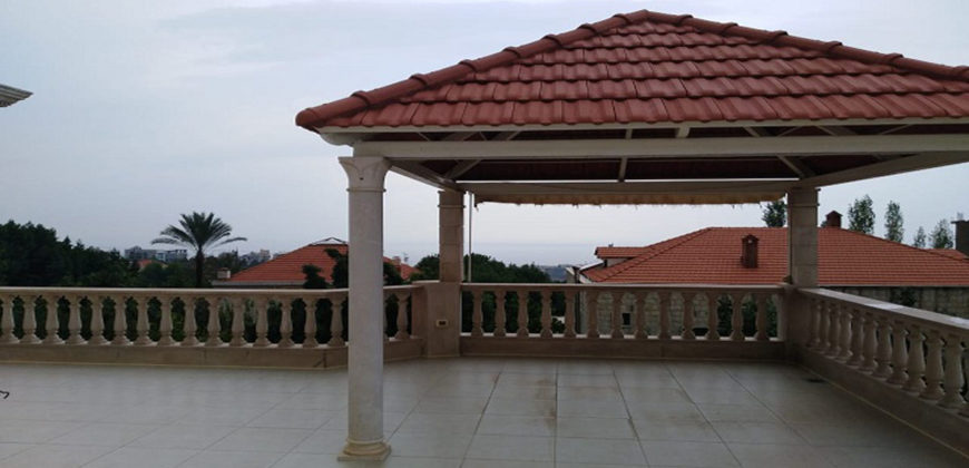Villa for Sale Gharfine Jbeil Building area 690 Sqm and Total Area Land 1200Sqm