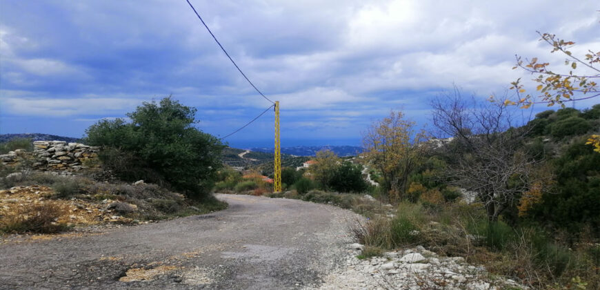 Land for Sale Lehfed Jbeil 661Sqm