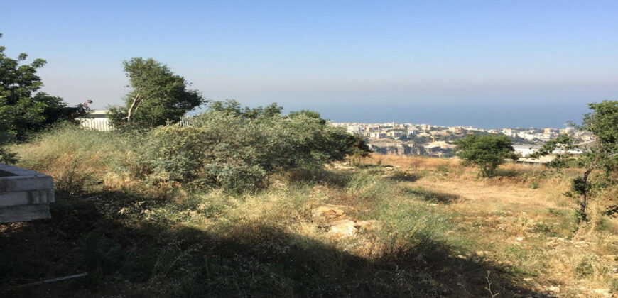 Land for Sale Kfar Mashoun Jbeil Area 1070Sqm