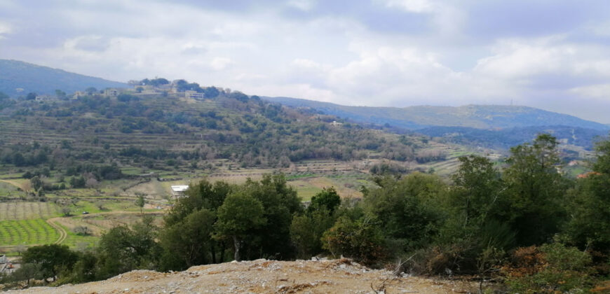 Land for Sale Lehfed Jbeil Area 1864Sqm
