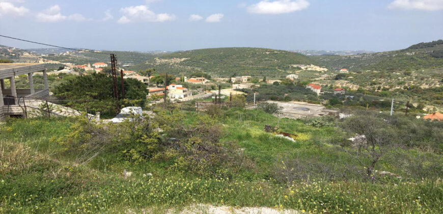 Land for Sale Chabtine Batroun Area 1337Sqm