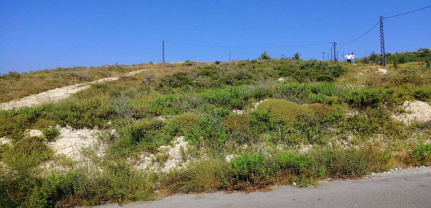 Land for Sale Blat Jbeil Area 614Sqm
