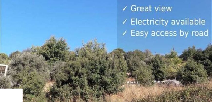 Land for Sale Lehfed Jbeil Area 1093Sqm
