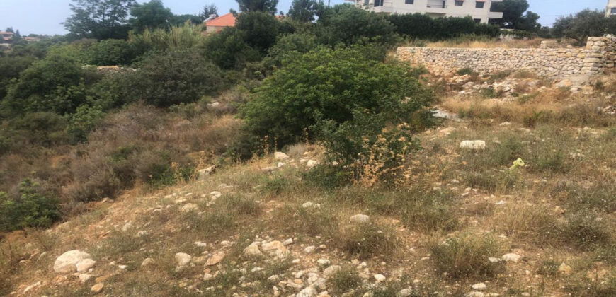 Land for Sale Chikhane Jbeil Area 1532Sqm