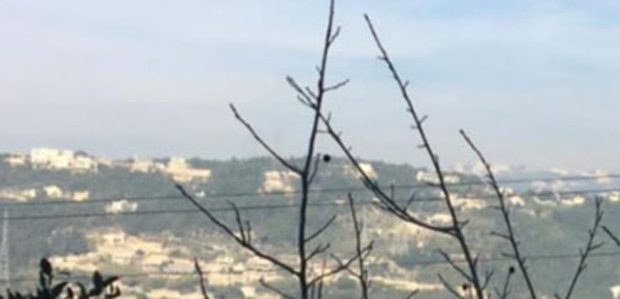 Land for Sale Yahchouch Kesserwan Area 850Sqm