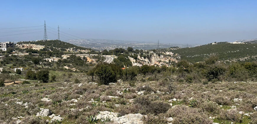 Land for Sale Aassia Batroun Area 2586Sqm