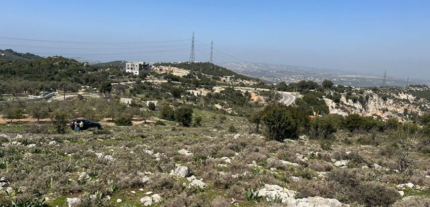 Land for Sale Aassia Batroun Area 2586Sqm