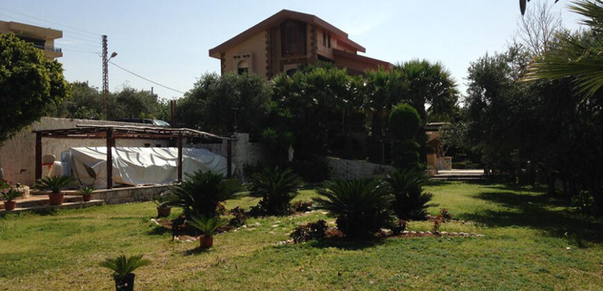 Villa for Sale Jdayel Jbeil Housing Area 450Sqm Land Area 1620Sqm