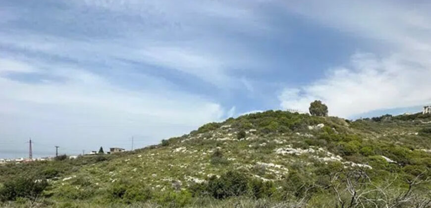Land for Sale Monsef Jbeil Area 1860Sqm
