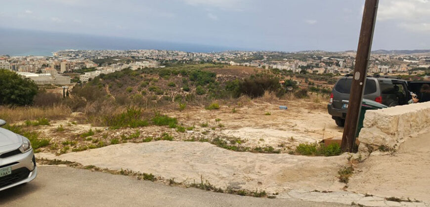 Land for Sale Bmahraine Jbeil Area 583Sqm