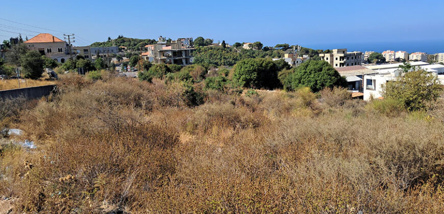 Land for Sale Gharfine Jbeil Area 1255Sqm