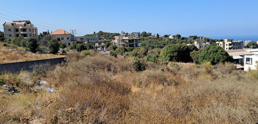 Land for Sale Gharfine Jbeil Area 1255Sqm