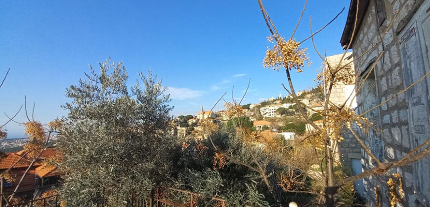 Old House for Sale Beit Chabeb Matn Housing 2 Floor 180Sqm & Land Area 598Sqm