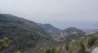 Land for Sale Aghbe Kesserwan Area 3630Sqm & Arched Naturel Stone Area 41Sqm