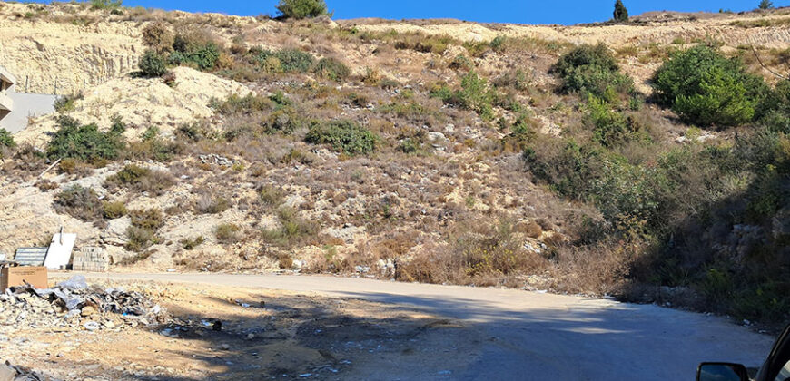 Land for Sale Blat Jbeil Area 829Sqm