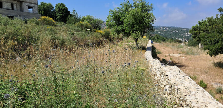 Land for Sale Hadtoun Batroun Area 1447sqm