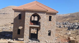 Villa for Sale Tannourine El Faouqa ( Sayar ) Batroun Under Construction The Building Area is 360Sqm & the Land Area is 1230Sqm