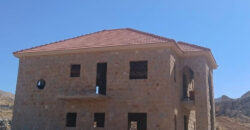 Villa for Sale Tannourine El Faouqa ( Sayar ) Batroun Under Construction The Building Area is 360Sqm & the Land Area is 1230Sqm