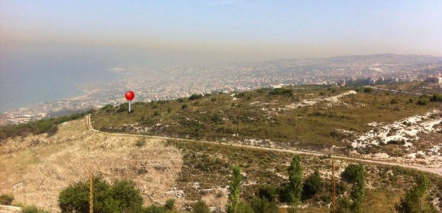Land for Sale Halat Jbeil Area 872Sqm