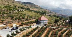 Land for Sale Tannourine El Faouqa Batroun Area 7336Sqm & Villa Duplex 180Sqm
